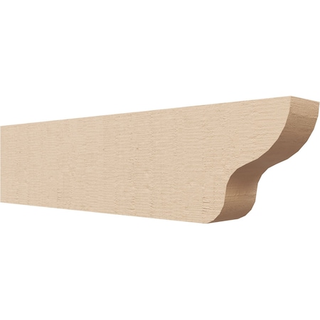 Ekena Millwork 2in. W x 4in. H x 16in. L Greensboro Woodgrain TimberThane Rafter Tail, Primed Tan RFTUR02X04X16GRNRCPR